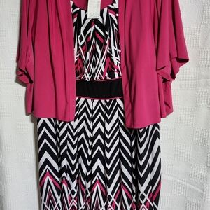 Sleeveless Dtess With Matching Jacket